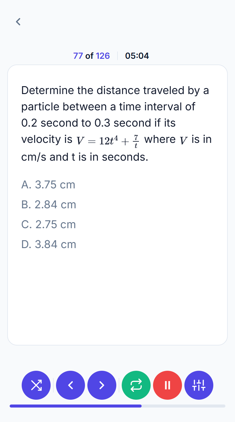 Flashcards on mobile