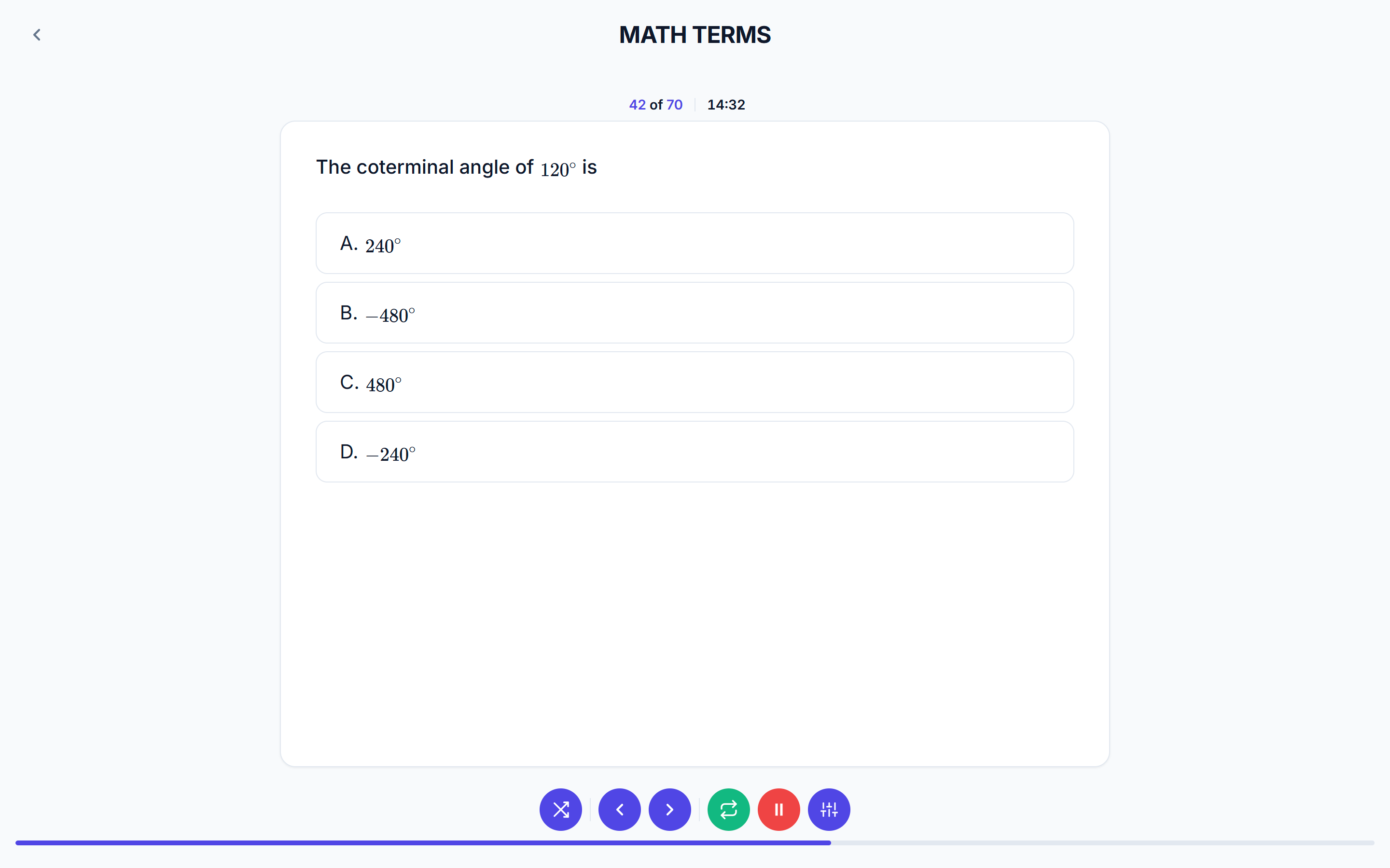 Slideshow on desktop